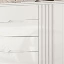 Ver imagem 5 de Cômoda Texas 2 Portas e 4 Gavetas Branco Moval