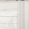 Cômoda Texas 2 Portas e 4 Gavetas Branco Moval - 5