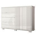 Ver imagem 1 de Cômoda Texas 2 Portas e 4 Gavetas Branco Moval