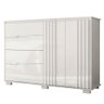 Cômoda Texas 2 Portas e 4 Gavetas Branco Moval - 1