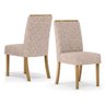 Conjunto 2 Cadeiras Adore Nature/bege Vanilla - 5