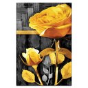 Ver imagem 5 de Kit Placas Quadros Decorativos 3 Pçs Mdf 20x30 Floridas Titulo Rosas Douradas
