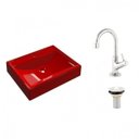 Ver imagem 2 de Kit Cuba Rt49 com Torneira 1198 Metal e Válvula 1 Polegada Compace