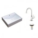 Ver imagem 2 de Kit Cuba Rt49 com Torneira 1198 Metal e Válvula 1 Polegada Compace