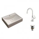 Ver imagem 2 de Kit Cuba Rt49 com Torneira 1198 Metal e Válvula Click 1 Polegada G Compace