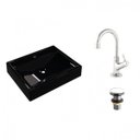 Ver imagem 2 de Kit Cuba Rt49 com Torneira 1198 Metal e Válvula Click 1 Polegada G Compace