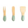 Jogo de Utensílios Queijos e Antepastos de Bambu 3pcs Verde - 1