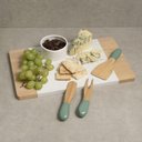 Ver imagem 3 de Jogo de Utensílios Queijos e Antepastos de Bambu 3pcs Verde