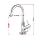 Ver imagem 6 de Kit Cuba Rt49 com Torneira 1198 Metal 1/4 Volta Compace