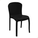 Ver imagem 3 de Kit 8 Cadeiras Tramontina Anna em Polipropileno Preto 92028-009