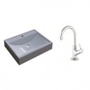 Ver imagem 2 de Kit Cuba Rt49 com Torneira 1198 Metal 1/4 Volta Compace