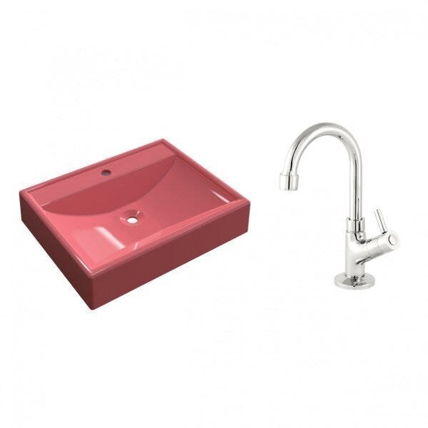 Kit Cuba RT49 com Torneira 1198 Metal 1/4 Volta Compace - 2