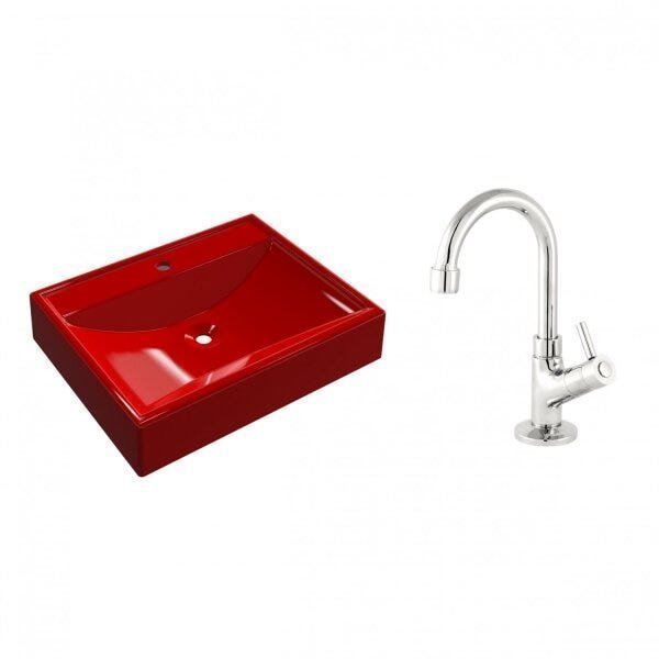 Kit Cuba RT49 com Torneira 1198 Metal 1/4 Volta Compace - 2