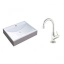 Ver imagem 2 de Kit Cuba Rt49 com Torneira 1198 Metal 1/4 Volta Compace