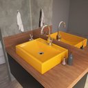 Ver imagem 1 de Kit Cuba Rt49 com Torneira Luxo 1195 Metal e Válvula 1 Polegada e Sifão Pvc e Flexível Compace