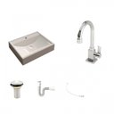 Ver imagem 2 de Kit Cuba Rt49 com Torneira Luxo 1195 Metal e Válvula 1 Polegada e Sifão Pvc e Flexível Compace