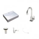 Ver imagem 2 de Kit Cuba Rt49 com Torneira Luxo 1195 Metal e Válvula 1 Polegada e Sifão Pvc e Flexível Compace