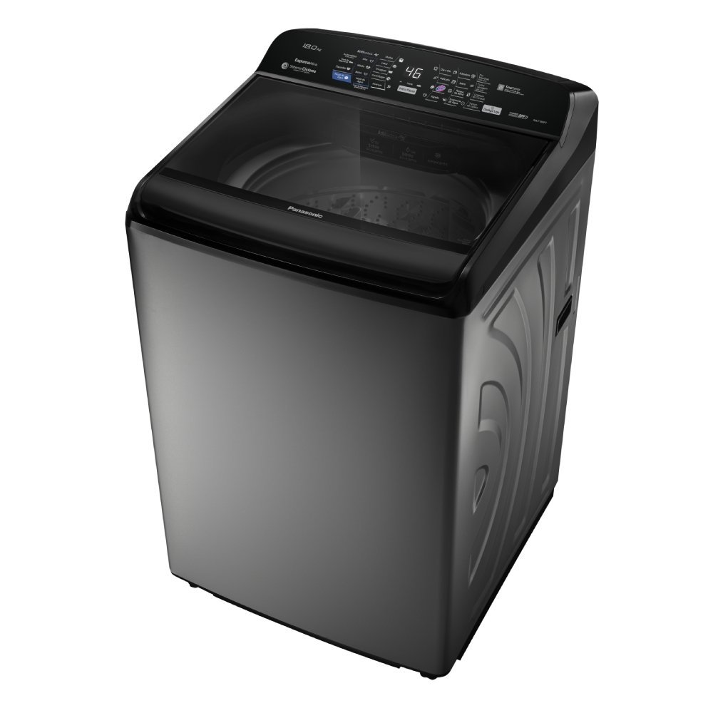 Máquina de Lavar Panasonic 18kg Automática Cesto Inox Na-f180p7 Titânio