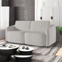 Ver imagem 7 de Sofá Cama para Sala de Estar 3 Lugares 236cm Montserrat K01 Bouclê Creme - Lyam Decor