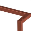 Ver imagem 3 de Suportes Pé Kit Mesa Estilo Industrial Moderna Ferro Bronze