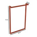 Ver imagem 6 de Suportes Pé Kit Mesa Estilo Industrial Moderna Ferro Bronze