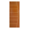 Porta Madeira Modelo Colmeia Frisada 4022 - 80x210 X 3,5 Jequitibá - Alamo - 2