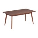 Ver imagem 1 de Mesa de Jantar Retangular 160cm x 75cm Ecograndis Vertice Marrom/Nozes