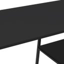 Ver imagem 6 de Escrivaninha Mesa de Apoio Nic 900 Mm Preto e Tampo Preto