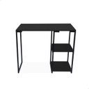 Ver imagem 2 de Escrivaninha Mesa de Apoio Nic 900 Mm Preto e Tampo Preto