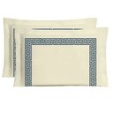 Ver imagem 3 de Kit Cobre Leito Casal Grecco Azul Marinho Casaborda 5 peças