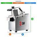 Ver imagem 4 de Processador de Alimentos Inox com 5 Discos 0,75CV + Grade Cubo 8mm PA210-I Bivolt - Caf PA210231F34