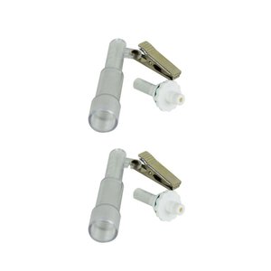 2 Kit Suporte Tubos Amostragem Agentes Químicos Poeira Gases Vapores Carvão Sílica Gel Mangueira Tyg