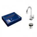 Ver imagem 2 de Kit Cuba Rt49 com Torneira Luxo 1195 e Válvula Click 1 Polegada B Compace