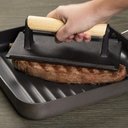 Ver imagem 3 de Prensador Retangular para Carnes Bife Hamburguer Ferro Prana