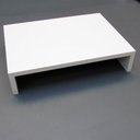 Ver imagem 4 de Base Apoio Mdf Suporte para Monitor 30 X 20 Cm 8,5 Cm Altura