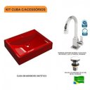 Ver imagem 3 de Kit Cuba Rt49 com Torneira Luxo 1195 e Válvula Click 1 Polegada G Compace