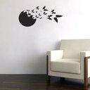 Ver imagem 1 de Aadesivo de Parede Decorativo Sala Círculo de Borboletas