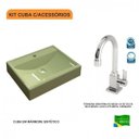 Ver imagem 3 de Kit Cuba Rt49 com Torneira Luxo 1195 Metal 1/4 Volta Compace