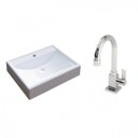 Ver imagem 2 de Kit Cuba Rt49 com Torneira Luxo 1195 Metal 1/4 Volta Compace