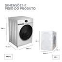Ver imagem 6 de Lava e Seca 11kg Branca Slim Healthguard Conectada Midea Mf201d110wb/wk-01 - 127v