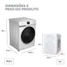 Lava e Seca 11kg Branca Slim Healthguard Conectada Midea Mf201d110wb/wk-01 - 127v - 6