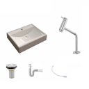 Ver imagem 2 de Kit Cuba Rt49 com Torneira Pratika 1060 Metal e Válvula 1 Polegada e Sifão Pvc e Flexível Compace