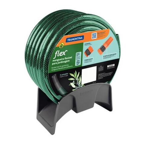 Mangueira Tramontina Jardim Especial Flex 20mts C/ Suporte