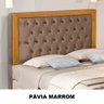 Cabeceira Cama Box de Casal 1.40 Imperial Pávia Marrom - LH Móveis - 2