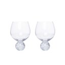 Ver imagem 1 de Jogo 2 Taças para Gin de Cristal e Mármore Branco 640ml 23111 Mart