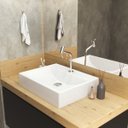 Ver imagem 1 de Kit Cuba Rt49 com Torneira Pratika 1060 Metal e Válvula Click 1 Polegada B e Sifão Pvc e Flexível Co