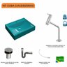 Kit Cuba Rt49 com Torneira Pratika 1060 Metal e Válvula Click 1 Polegada B e Sifão Cromado e Flexíve - 3