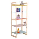 Ver imagem 2 de Estante Infantil Multiuso Organizador 5 Prateleiras Madeira