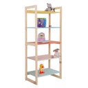 Ver imagem 2 de Estante Infantil Multiuso Organizador 5 Prateleiras Madeira
