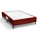 Ver imagem 1 de Cama Box Base Casal Poli Tecido Wine (138x188x23) - Castor